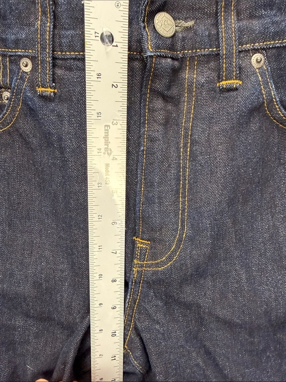 J. Crew 770 Straight Jeans - Dark Blue Size W33 L34